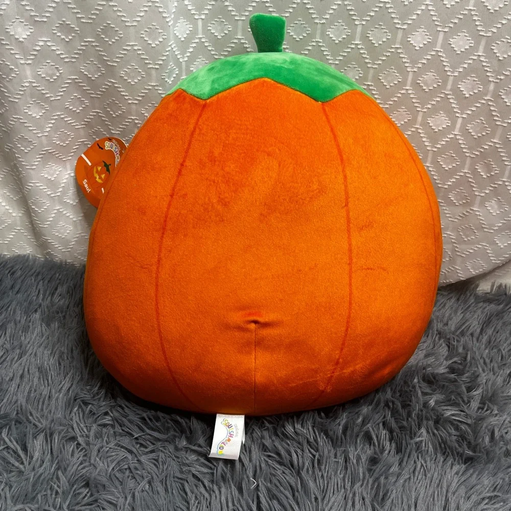 Squishmallows Saul the Pumpkin Plush Halloween‎ Decoration Pillow 12 inch, NWT